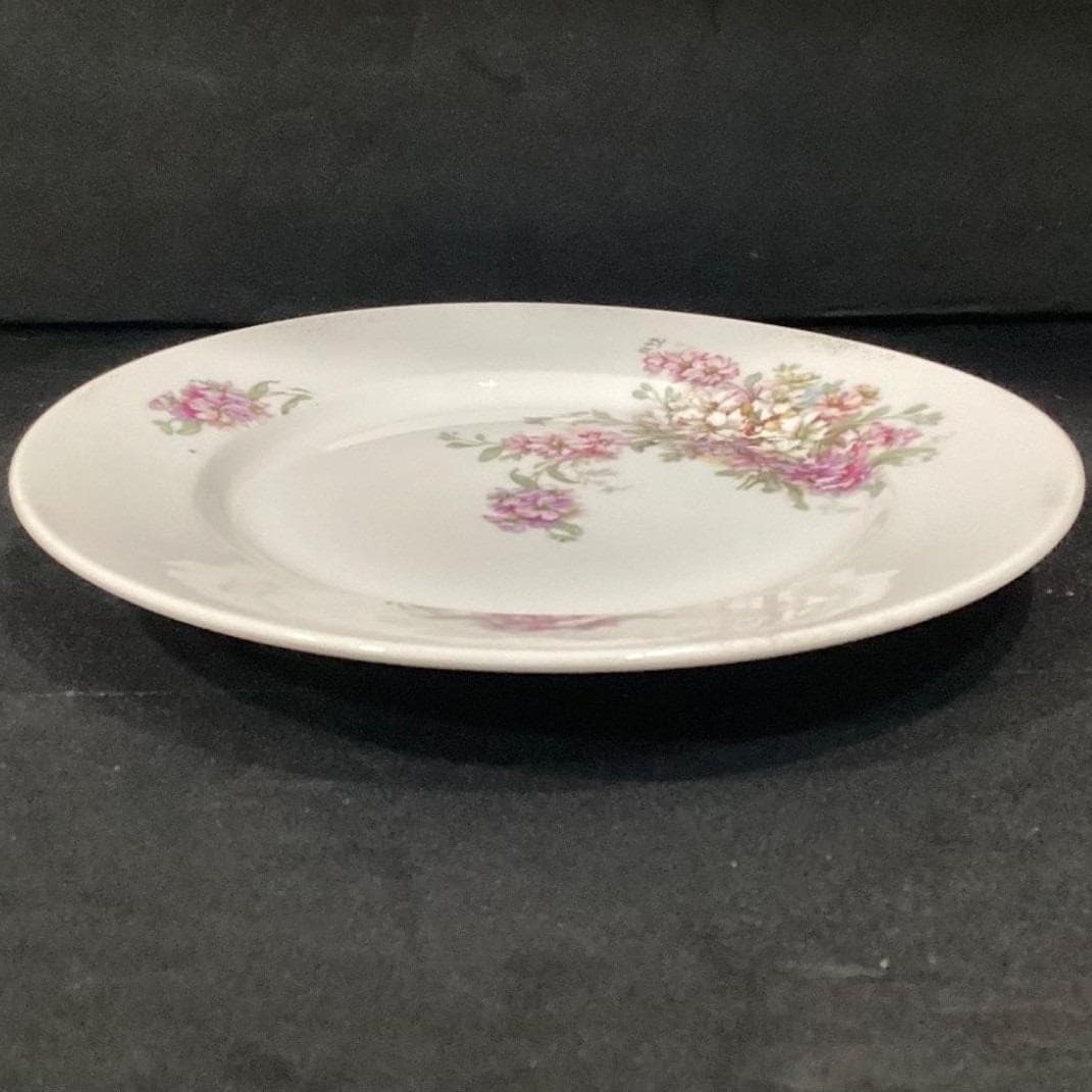 Brighton China "Sweetheart Rosebud" Dinner Plate, Vintage Pink Rose Porcelain - Thumbnail 9