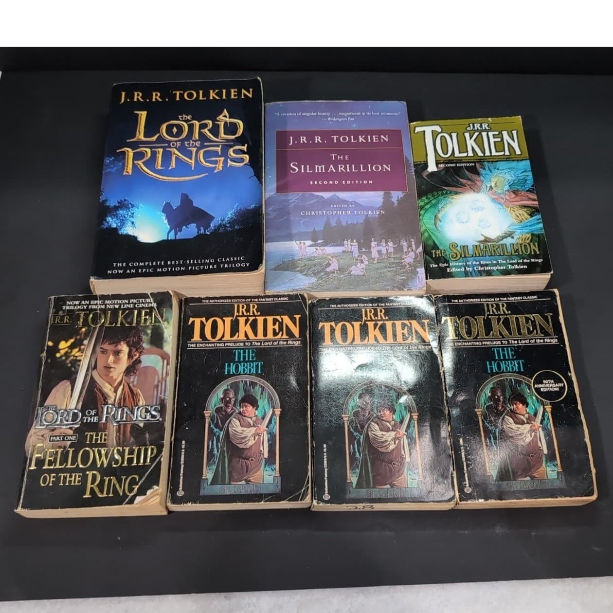 JRR Tolkien Book Seven Bundle: Lord of the Rings, The Hobbit, Silmarillion, Etc. - Thumbnail 3