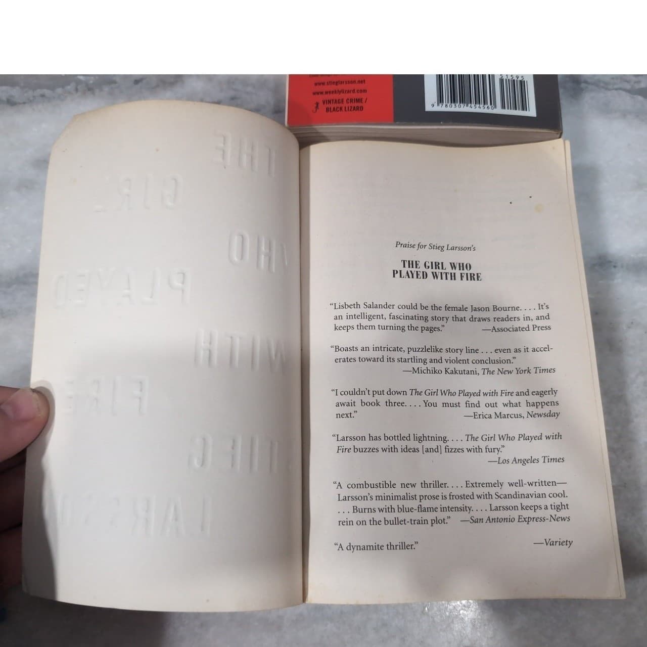 Stieg Larsson Millennium Trilogy 3 Book Set Girl With Dragon Tattoo Paperbacks - Thumbnail 8