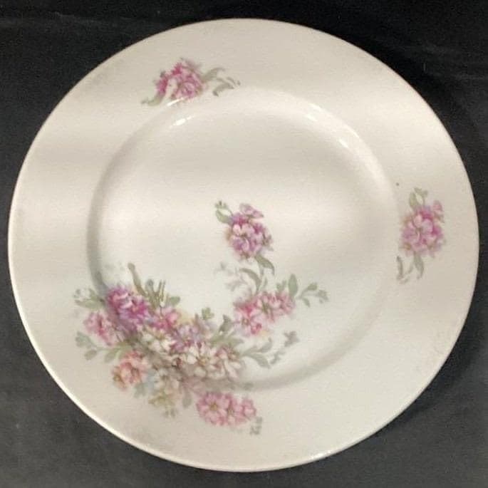 Brighton China "Sweetheart Rosebud" Dinner Plate, Vintage Pink Rose Porcelain - Thumbnail 7