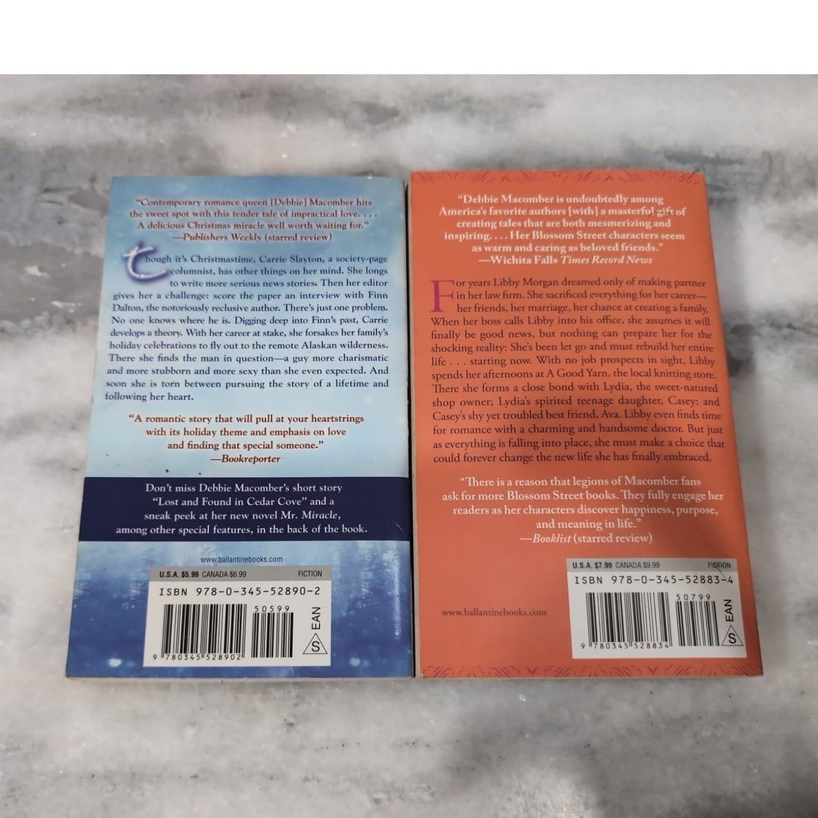 Debbie Macomber Book Lot: Starry Night Christmas & Starting Now Blossom Street - Thumbnail 4