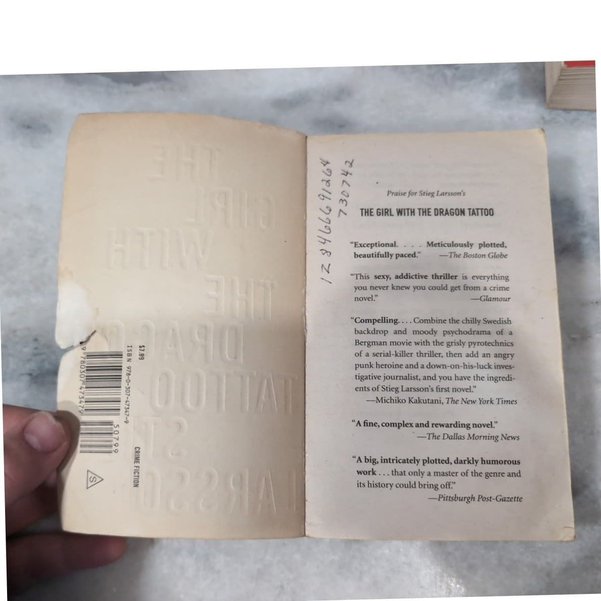 Stieg Larsson Millennium Trilogy 3 Book Set Girl With Dragon Tattoo Paperbacks - Thumbnail 5