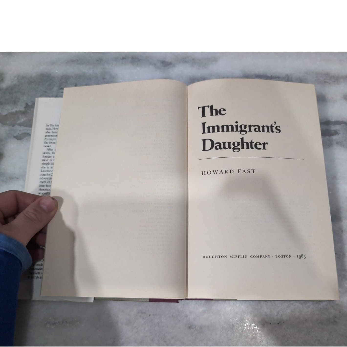 Howard Fast Lavette Saga Books: The Establishment & The Immigrants Daughter HC - Thumbnail 9