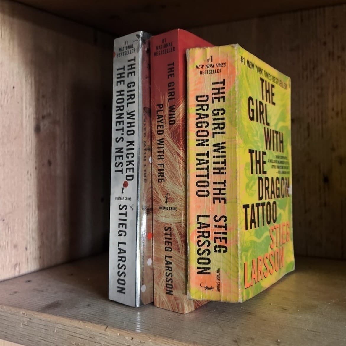 Stieg Larsson Millennium Trilogy 3 Book Set Girl With Dragon Tattoo Paperbacks