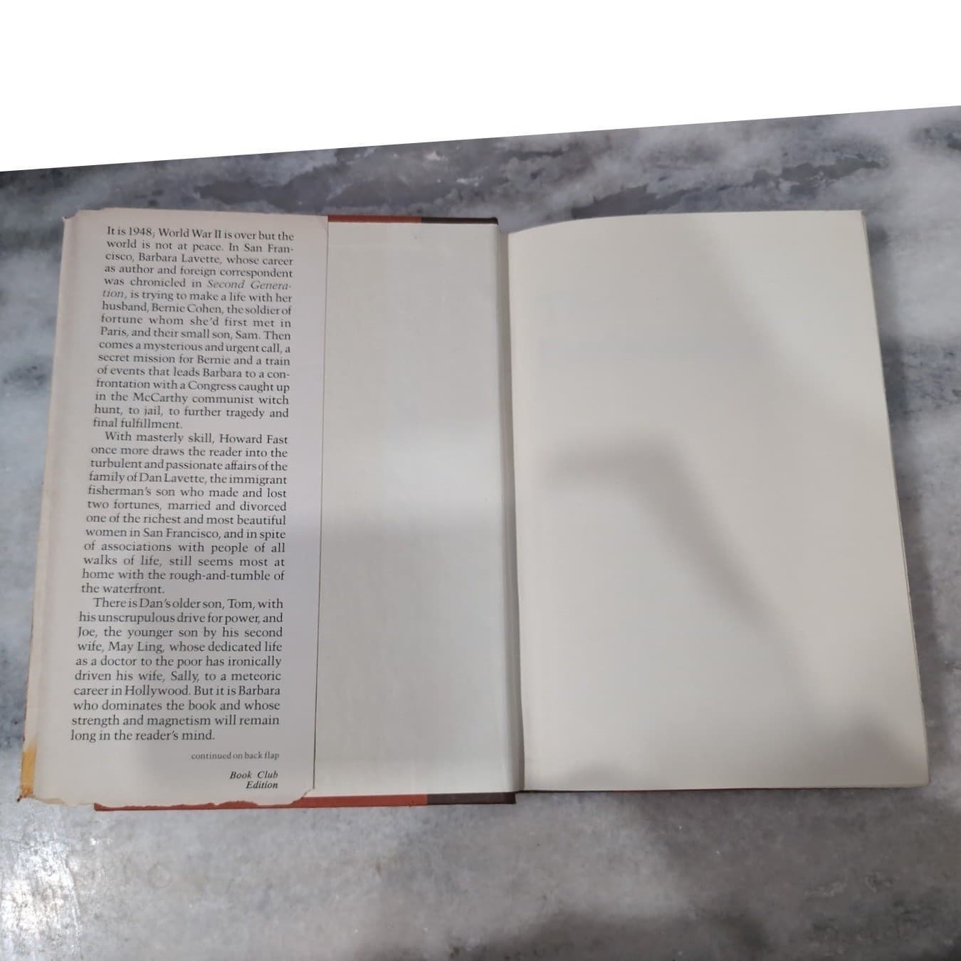 Howard Fast Lavette Saga Books: The Establishment & The Immigrants Daughter HC - Thumbnail 5