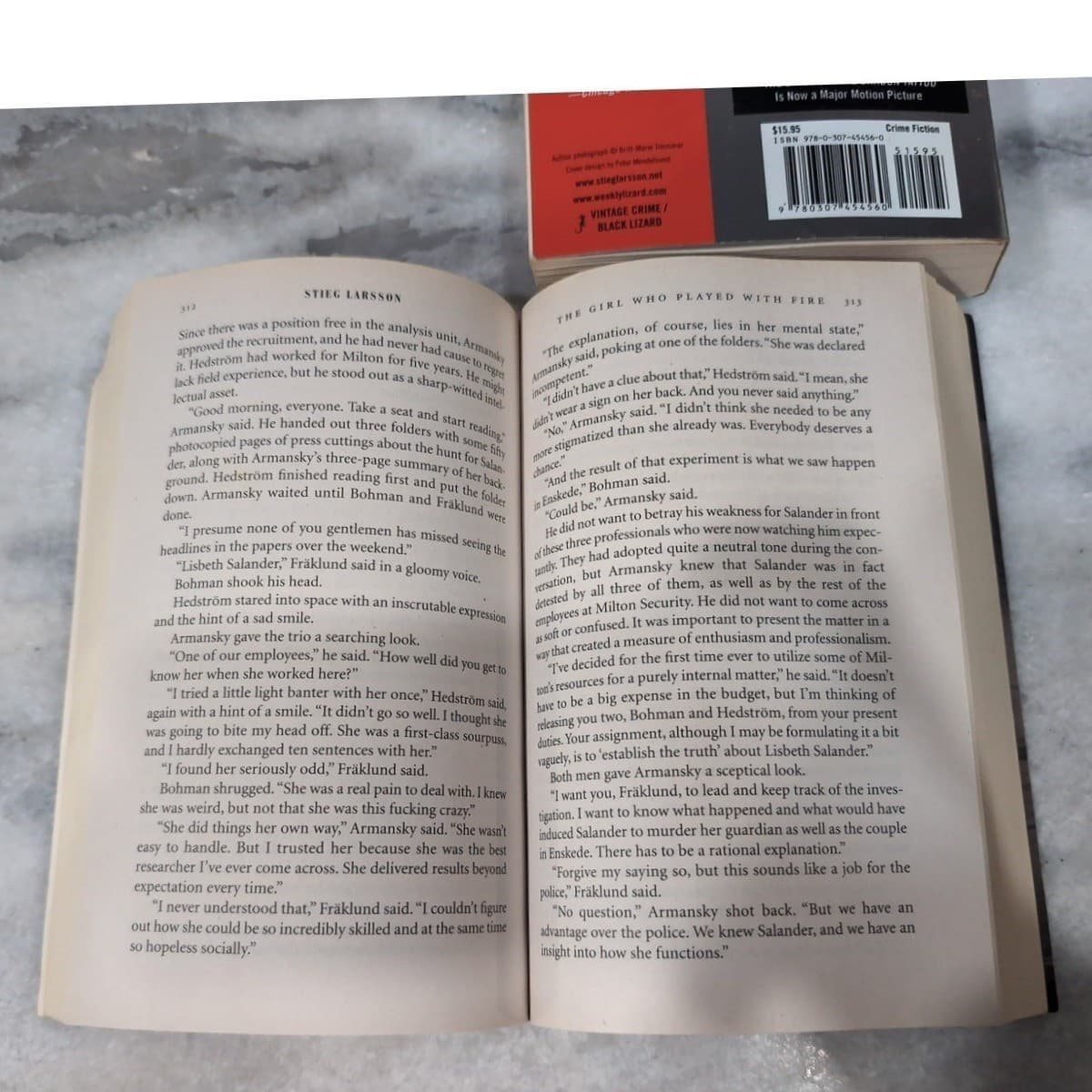 Stieg Larsson Millennium Trilogy 3 Book Set Girl With Dragon Tattoo Paperbacks - Thumbnail 10