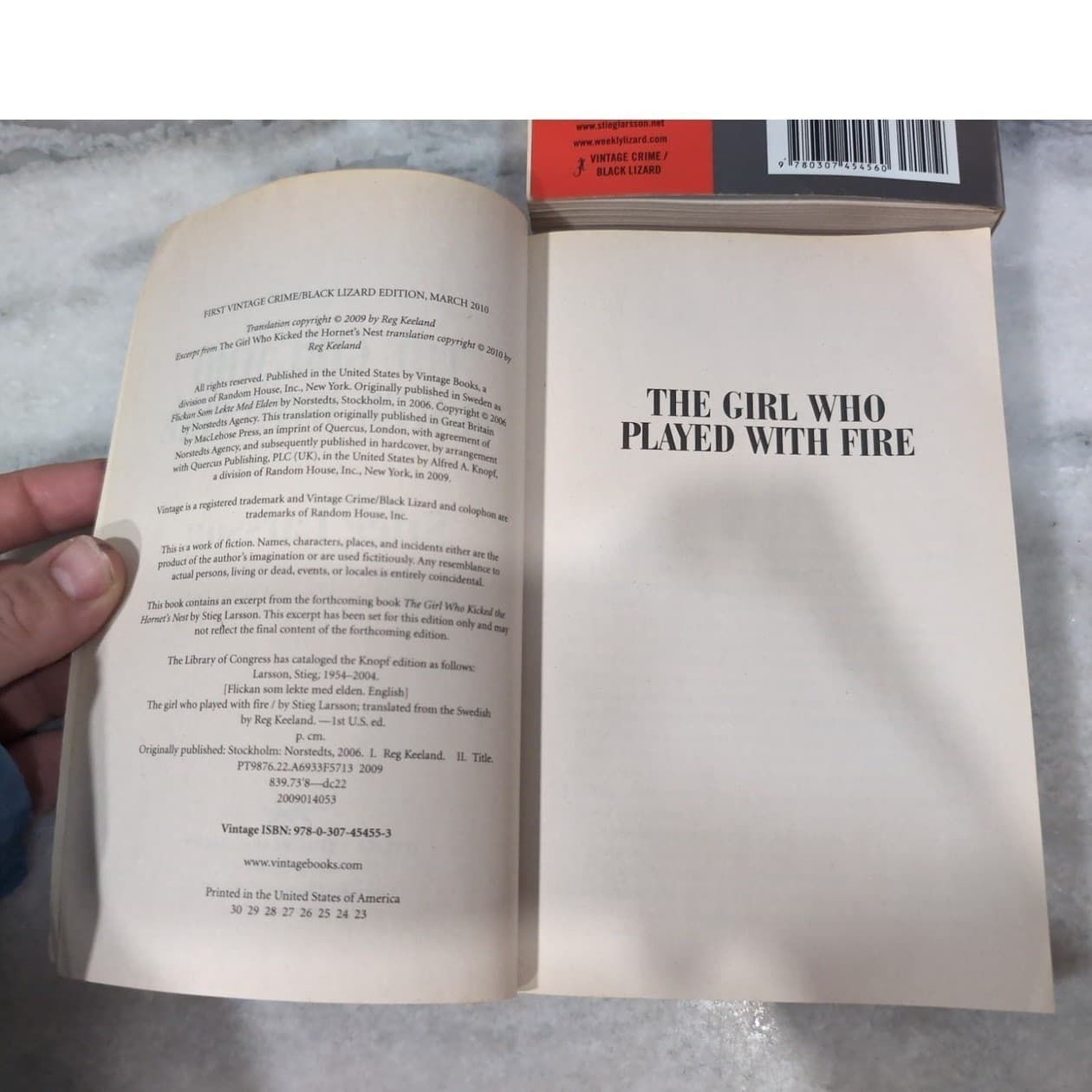 Stieg Larsson Millennium Trilogy 3 Book Set Girl With Dragon Tattoo Paperbacks - Thumbnail 9