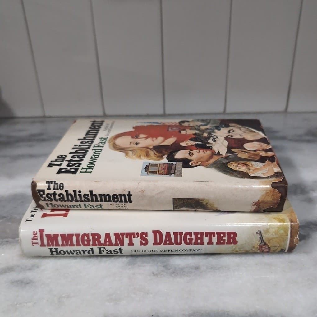 Howard Fast Lavette Saga Books: The Establishment & The Immigrants Daughter HC - Thumbnail 2
