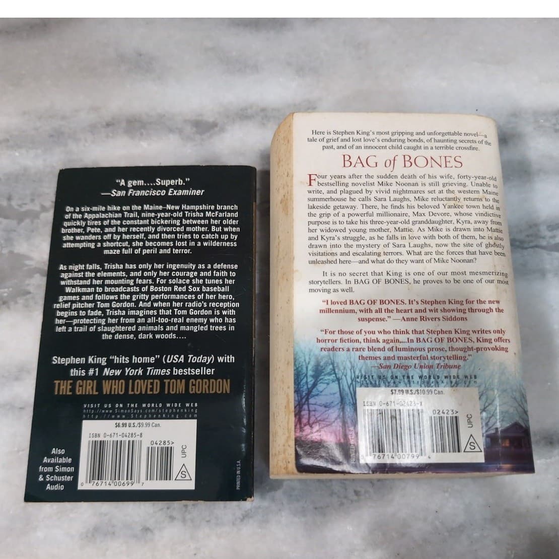Stephen King Bag of Bones & The Girl Who Loved Tom Gordon Paperback Books - Thumbnail 4