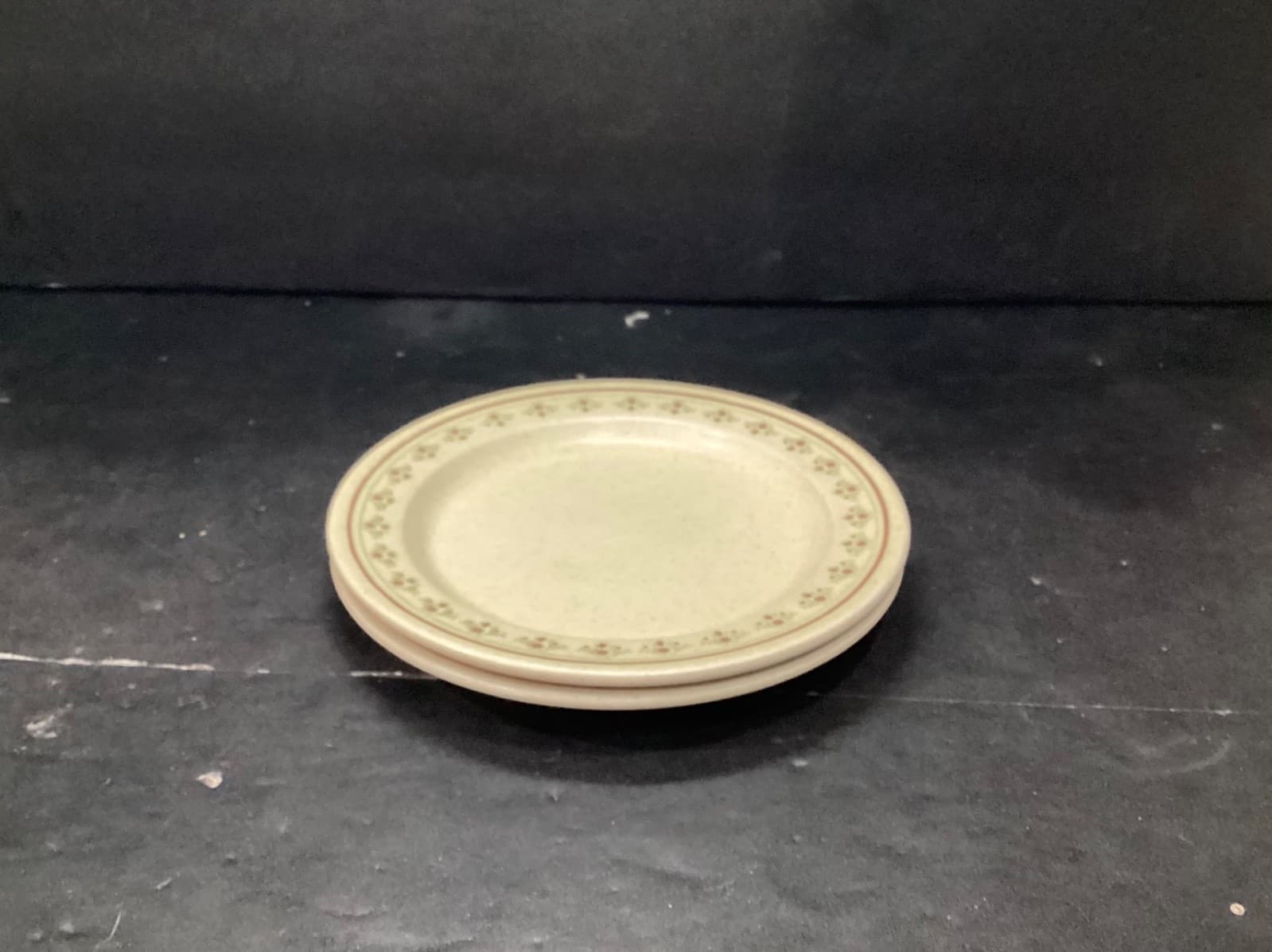 Anchor Hocking Ironstone CHANTILLY Salad Plates USA 7.5” Cottage Core Set Of 2 - Thumbnail 7