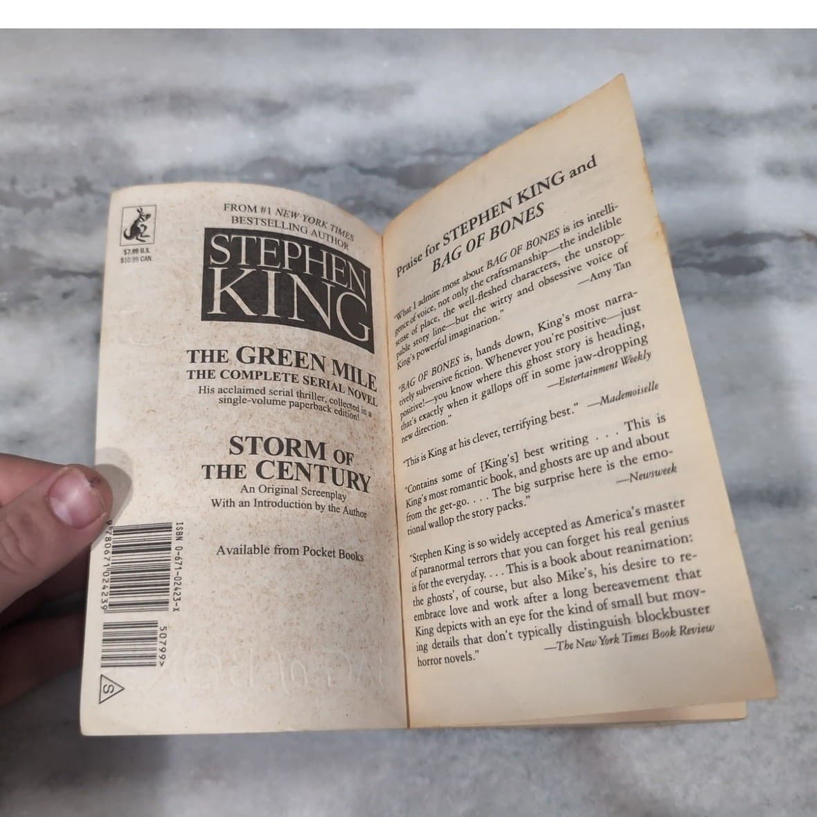 Stephen King Bag of Bones & The Girl Who Loved Tom Gordon Paperback Books - Thumbnail 8