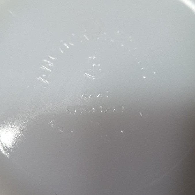 Anchor Hocking Fire King Milk Glass Bowl, Vintage Swirl Pattern Serving Dish - Thumbnail 5