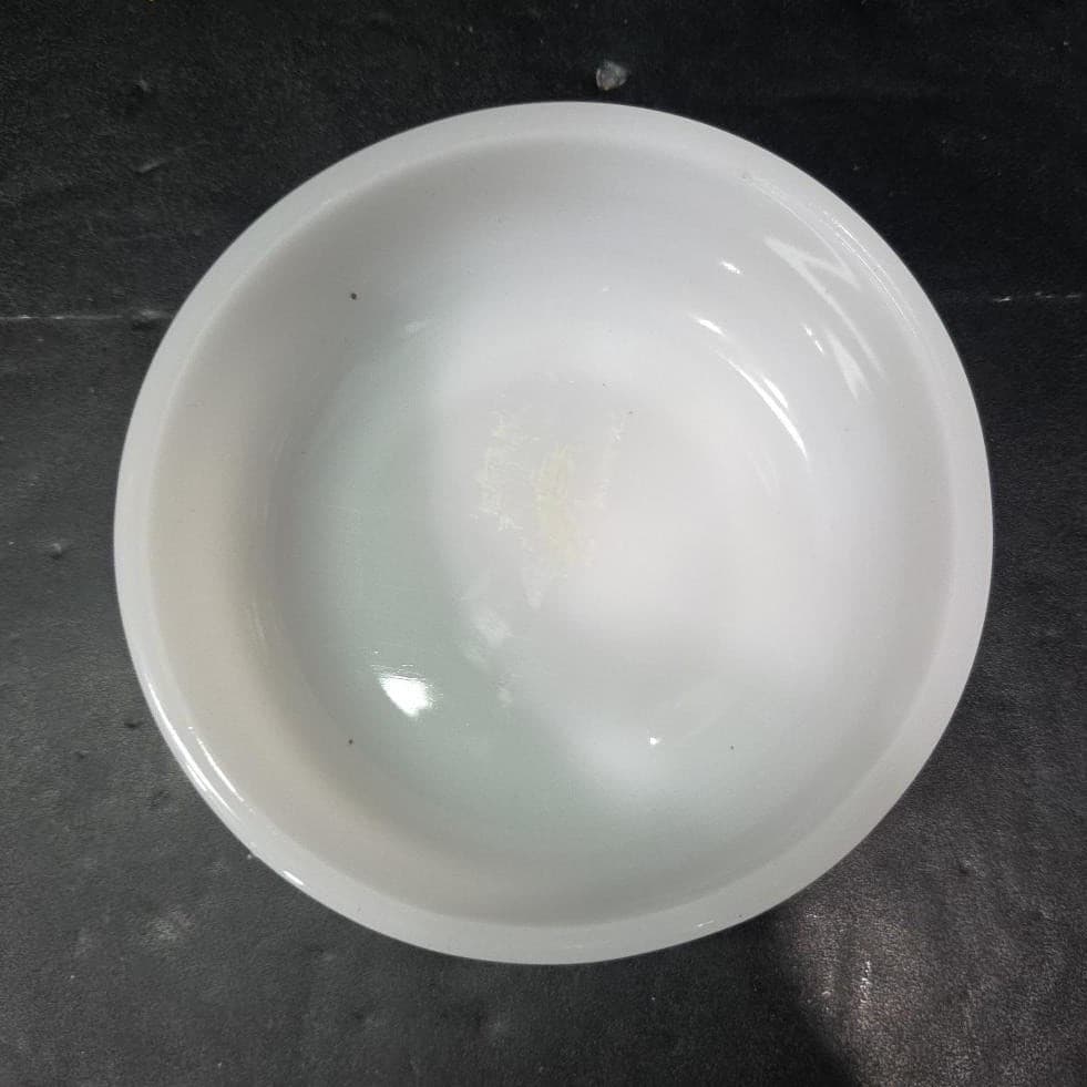 Milk Glass Stackable Soup Bowl, Vintage Kitchenware, Replacement Dinnerware - Thumbnail 3