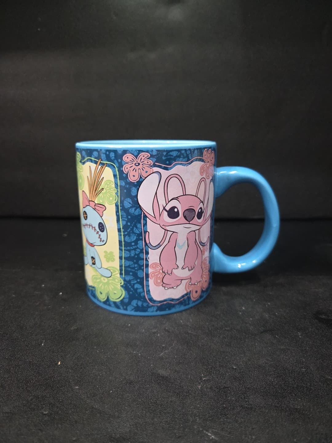 Disney's Lilo and Stitch Mug, 20 oz Ceramic Silver Buffalo Mug, Angel and Scrump - Thumbnail 3