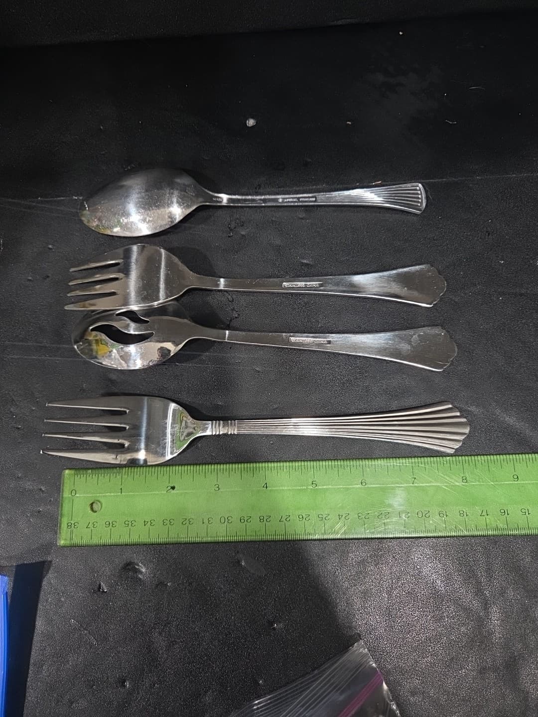 Farberware Heron Silverware Set, 4 Serving Pieces, Stainless Flatware, Cutlery - Thumbnail 5
