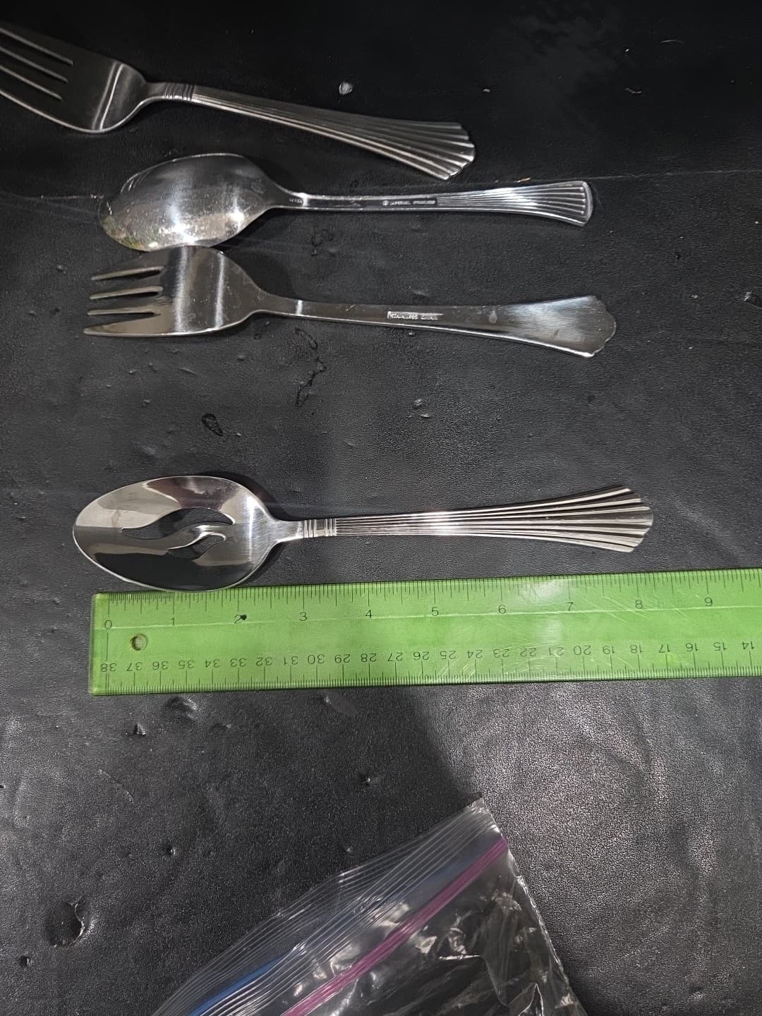 Farberware Heron Silverware Set, 4 Serving Pieces, Stainless Flatware, Cutlery - Thumbnail 6