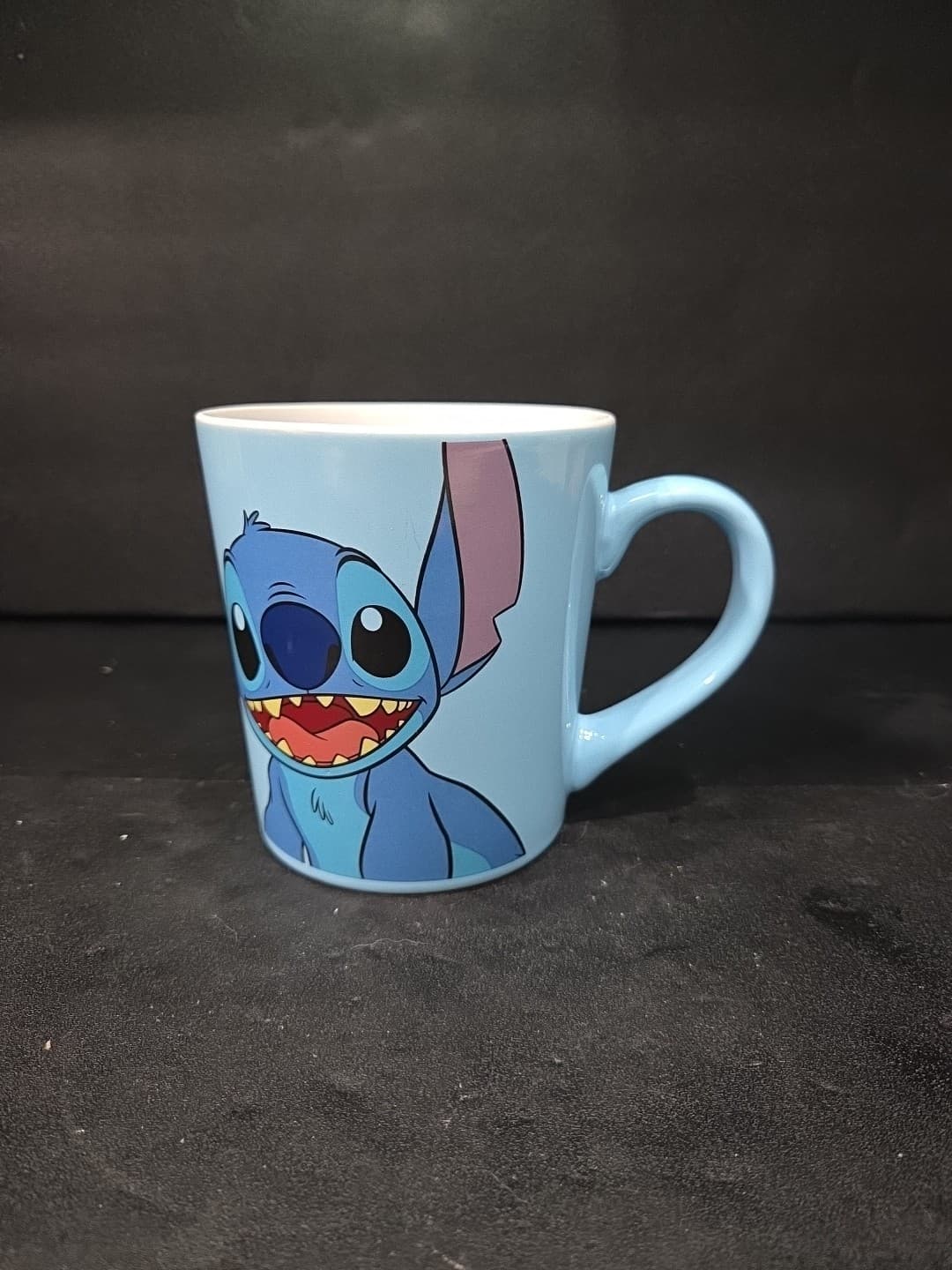 Disney Stitch 626 Oversized Coffee Mug 14 oz, Large Tea Cup, Blue Stitch Mug