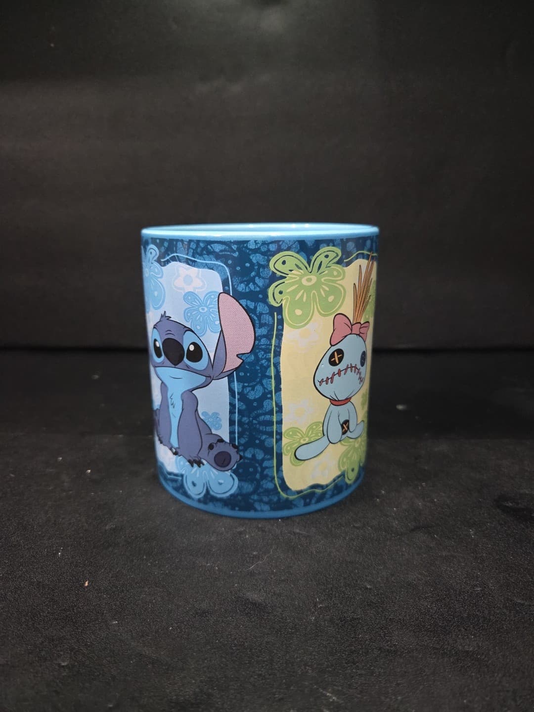 Disney's Lilo and Stitch Mug, 20 oz Ceramic Silver Buffalo Mug, Angel and Scrump - Thumbnail 2