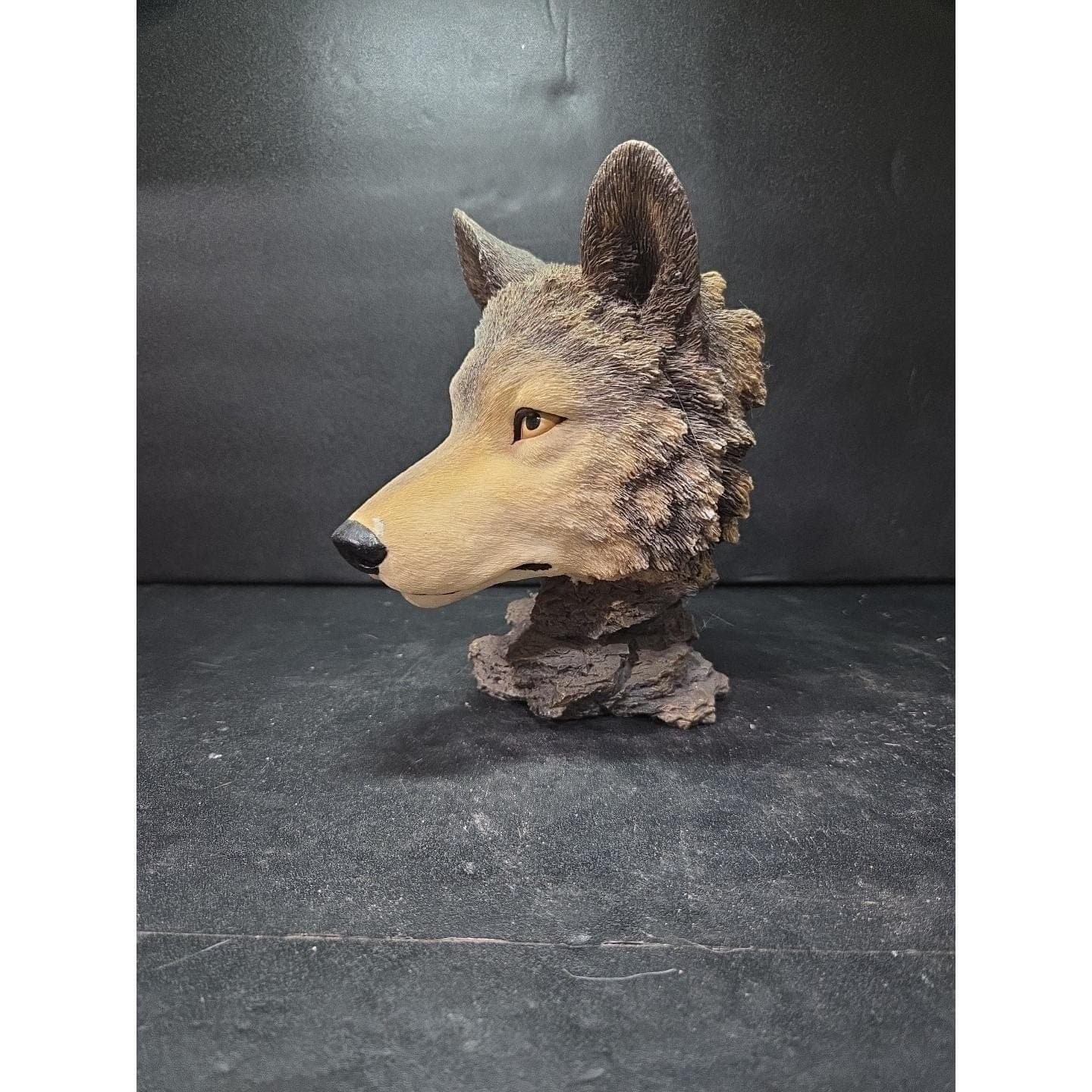 Wolf Head Bust Figurine Sculpture, Vintage Westland Giftware Wildlife Collection - Thumbnail 6