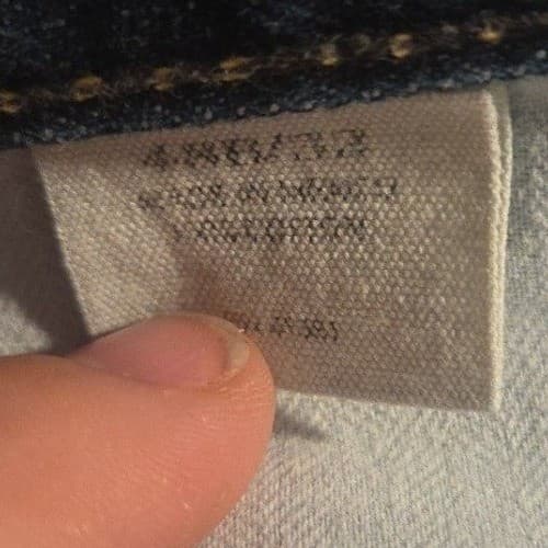 Polo Ralph Lauren 867 Straight Leg Dark Wash Blue Jeans, Men's 48x32 100% Cotton - Thumbnail 9