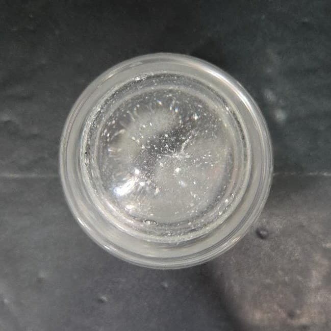 Nuclear Mushroom Handmade Paperweight, Clear Art Glass Egg, Vintage Desk Decor - Thumbnail 6