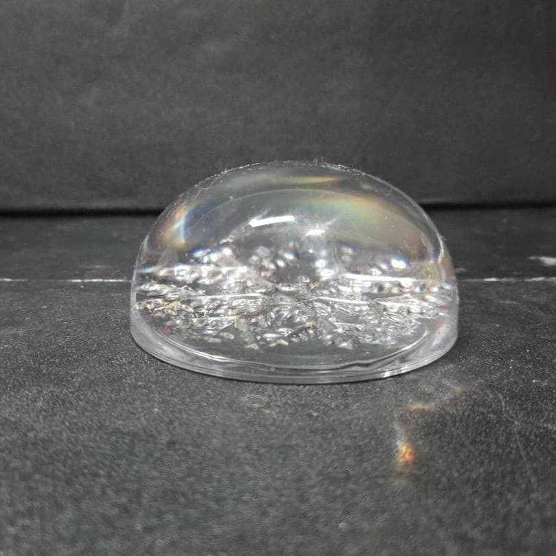 Avon Clear Snowflake Paperweight, 24% Lead Crystal Sculpture, Vintage Desk Decor - Thumbnail 5