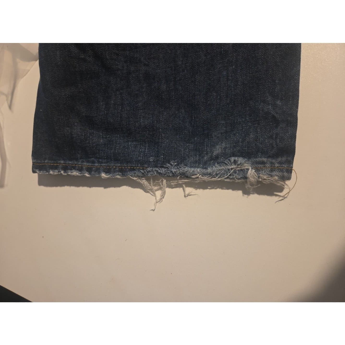 Polo Ralph Lauren 867 Straight Leg Dark Wash Blue Jeans, Men's 48x32 100% Cotton - Thumbnail 10