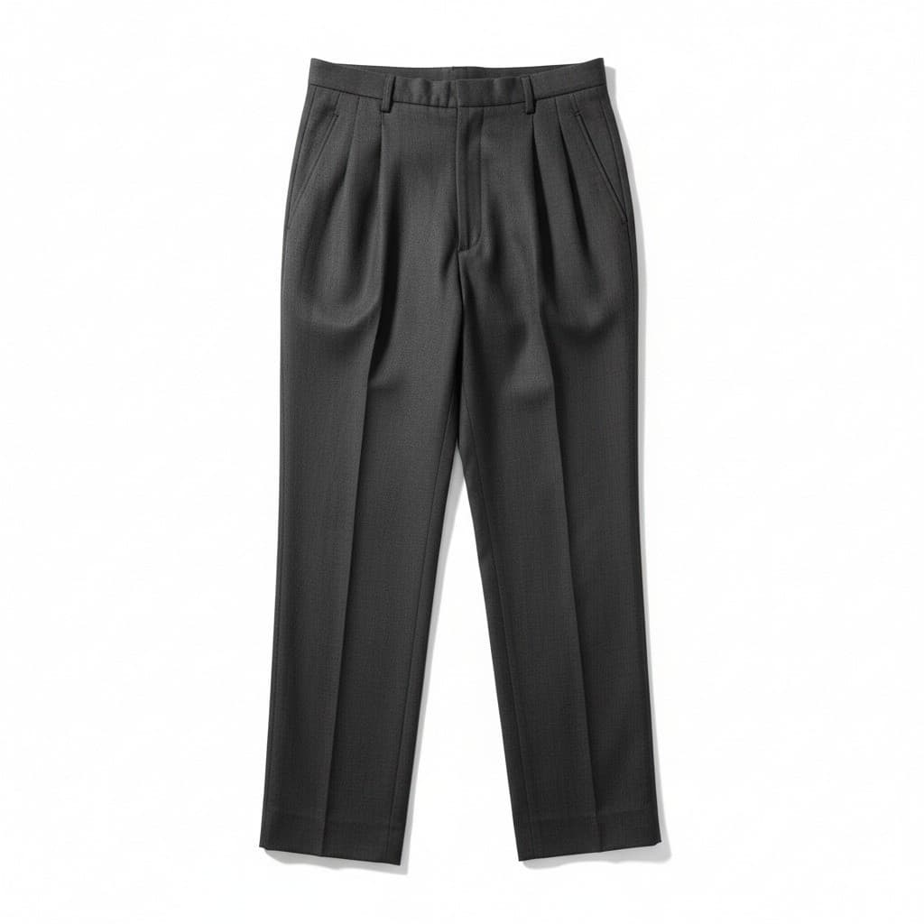 Liz Claiborne Collection Black Pleated Trousers, High Waist Pants, Women's 8
