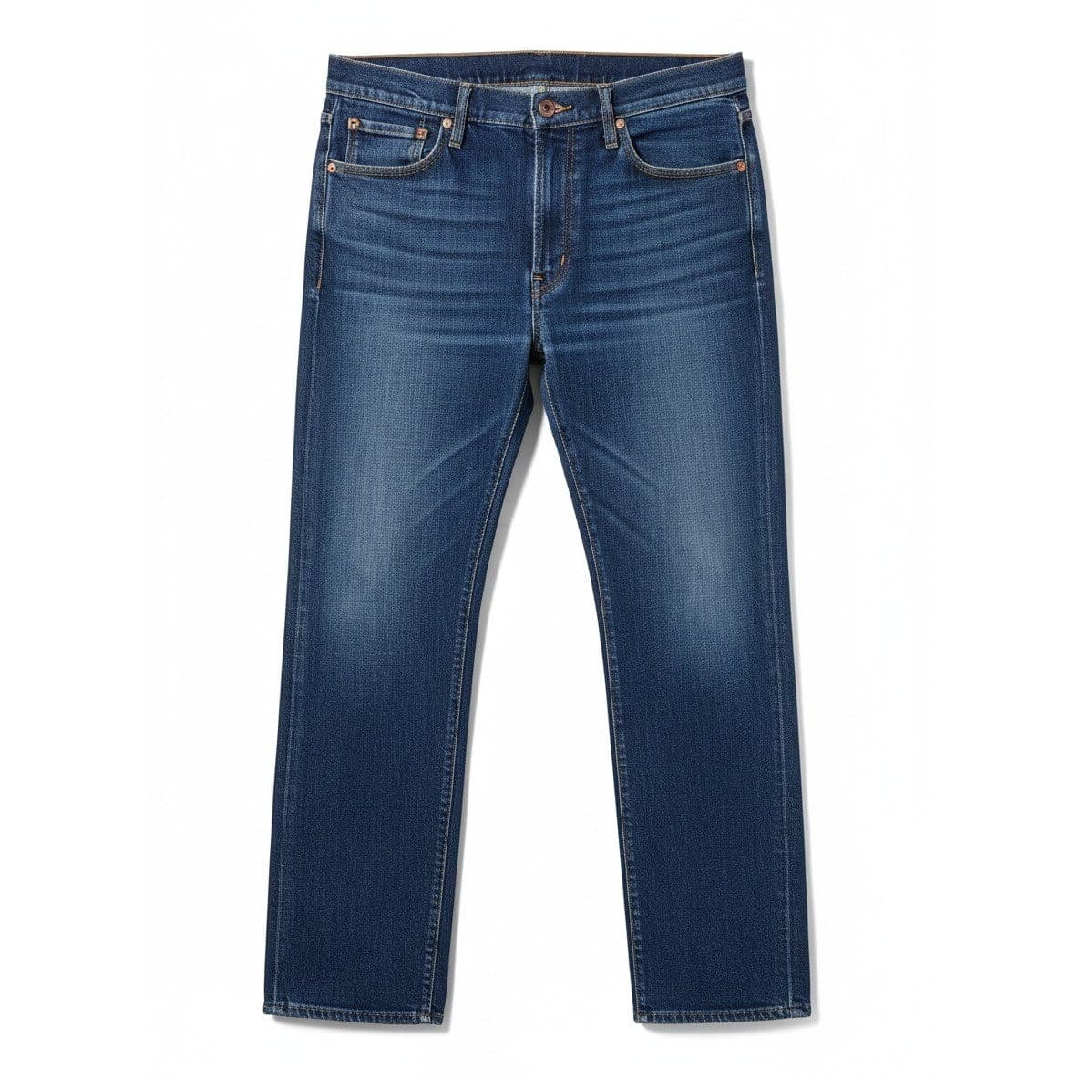 Polo Ralph Lauren 867 Straight Leg Dark Wash Blue Jeans, Men's 48x32 100% Cotton