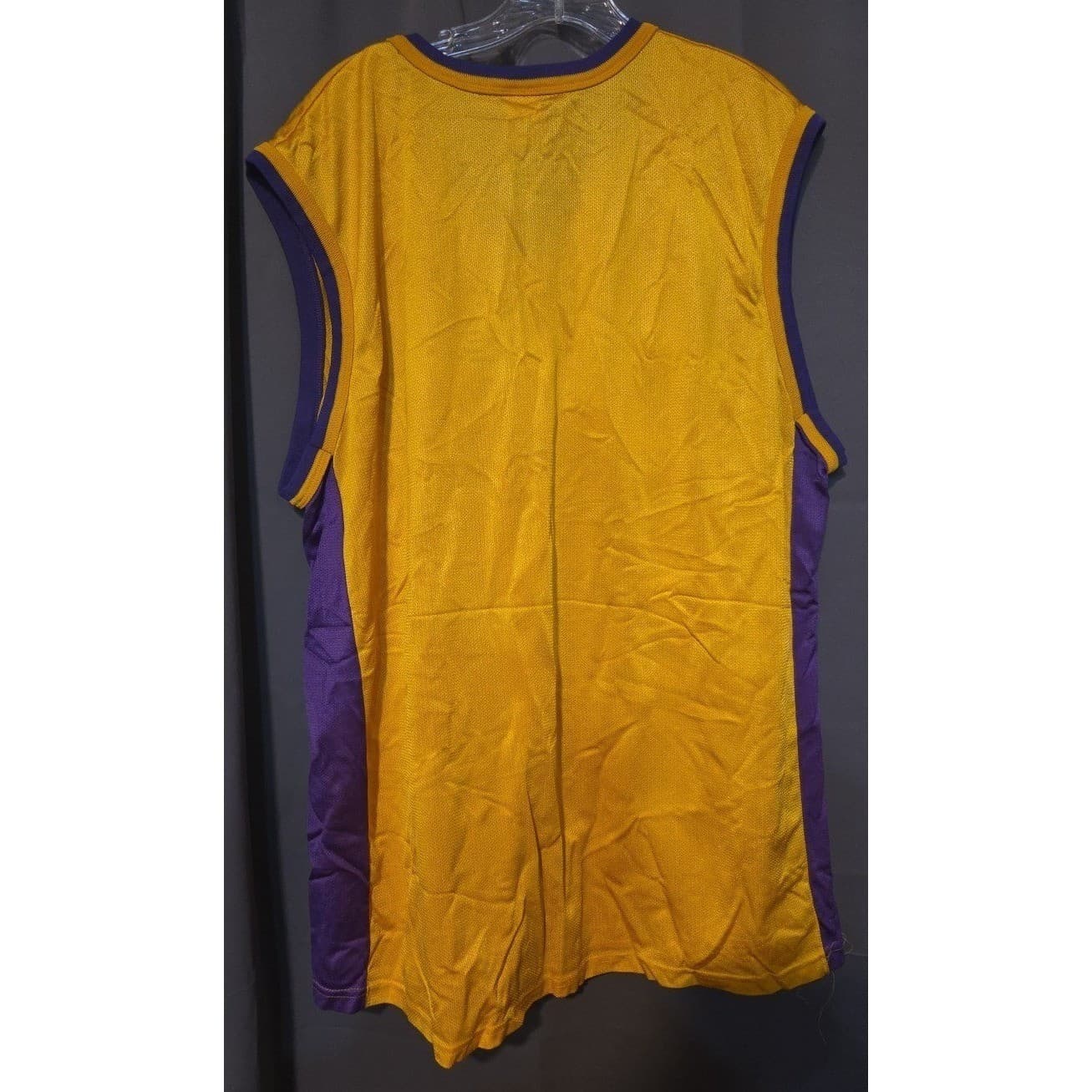 Champion Los Angeles Lakers Shaquille O'Neal 34 Jersey Gold, Men's Size 48 XL - Thumbnail 4