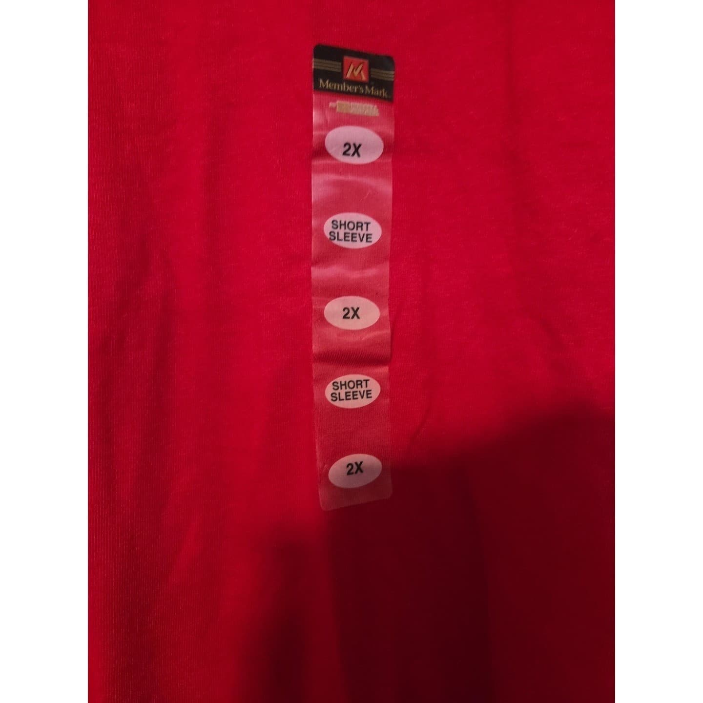 Member's Mark Russell Athletic Red Short Sleeve T-Shirt, Men's 2X Top, TRR NWT - Thumbnail 8