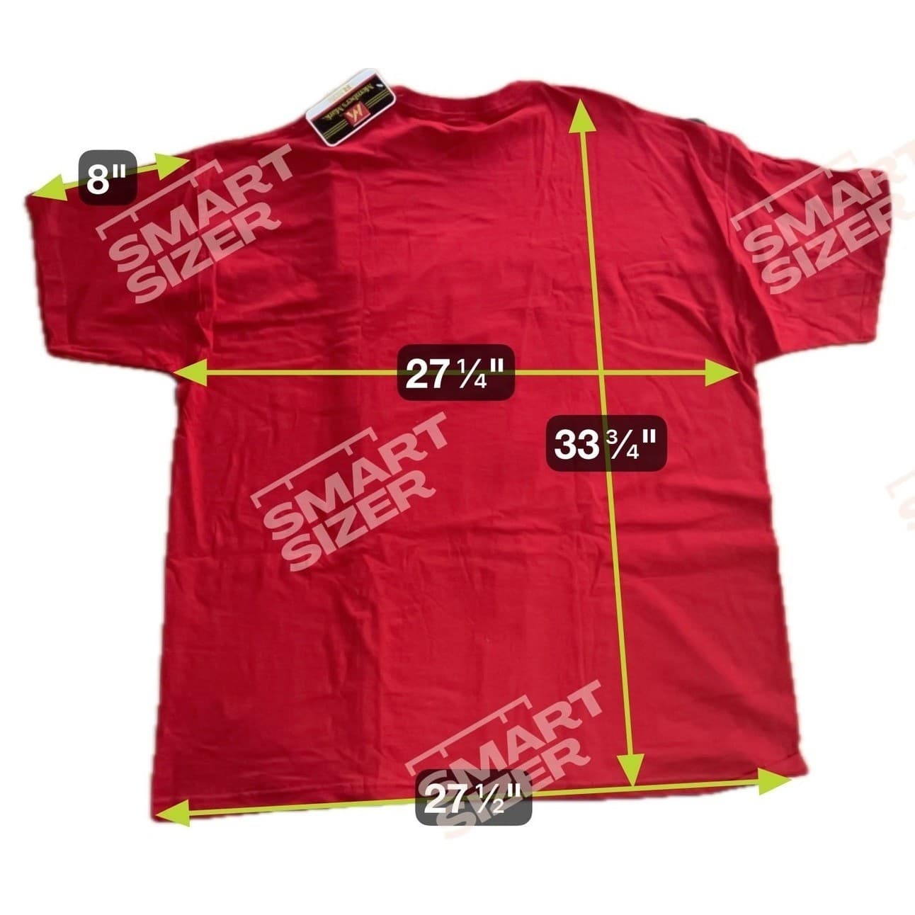 Member's Mark Russell Athletic Red Short Sleeve T-Shirt, Men's 2X Top, TRR NWT - Thumbnail 2