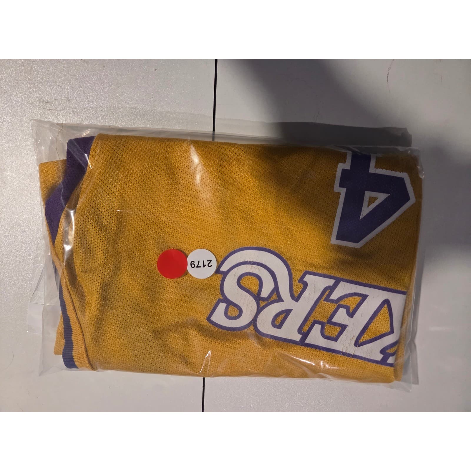 Champion Los Angeles Lakers Shaquille O'Neal 34 Jersey Gold, Men's Size 48 XL - Thumbnail 9