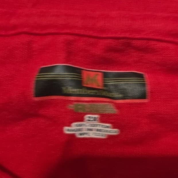 Member's Mark Russell Athletic Red Short Sleeve T-Shirt, Men's 2X Top, TRR NWT - Thumbnail 5