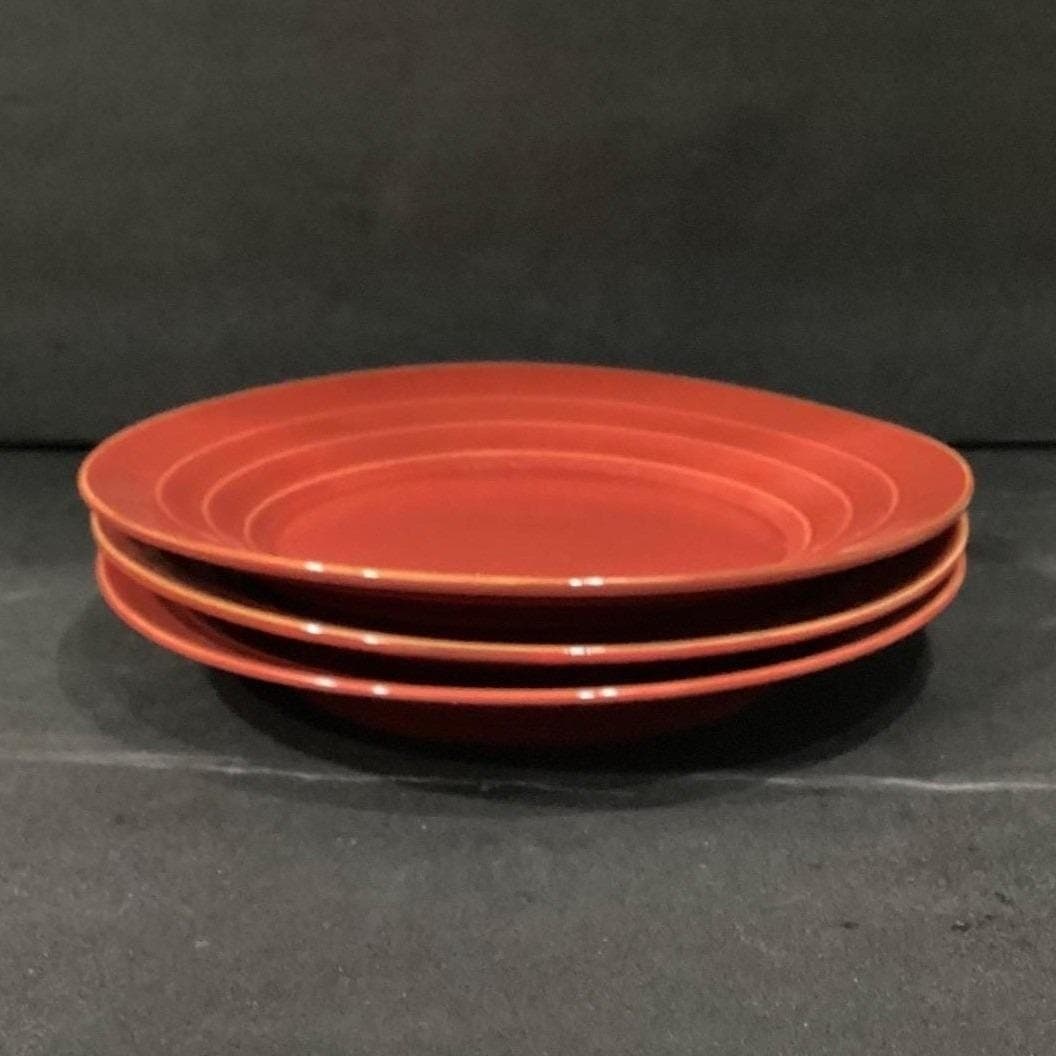 Pfaltzgraff Athena Red Dinner Plates, Set of 3, Vintage Dinnerware, Tableware - Thumbnail 10
