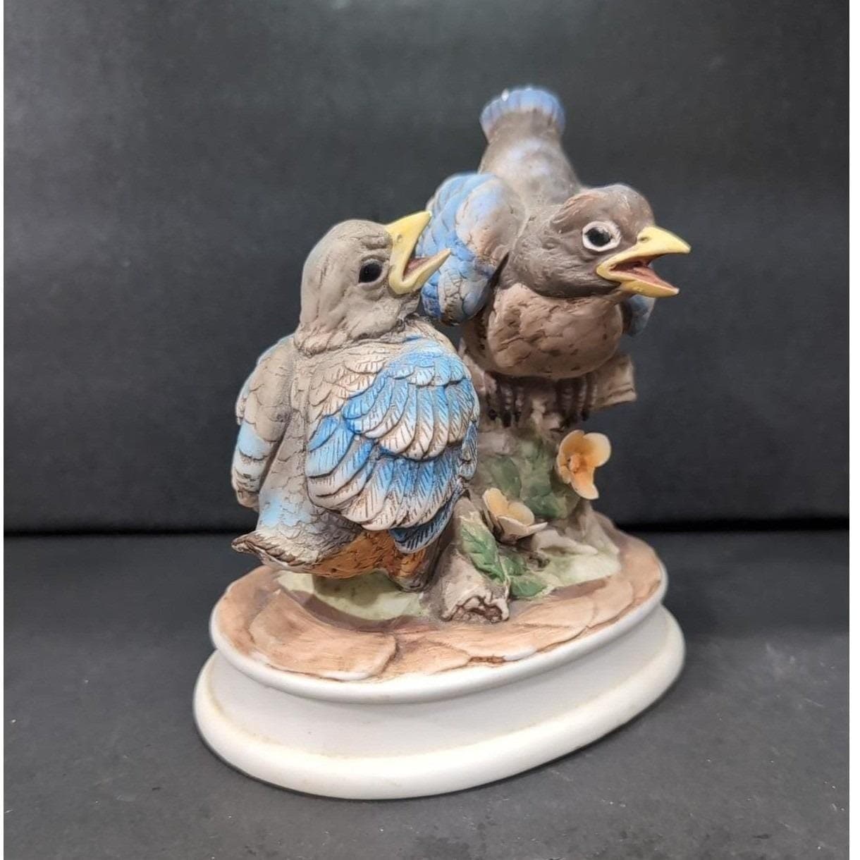 Lefton China Hand Painted Blue Bird Statue #KE7674, Vintage Collectible Decor - Thumbnail 11