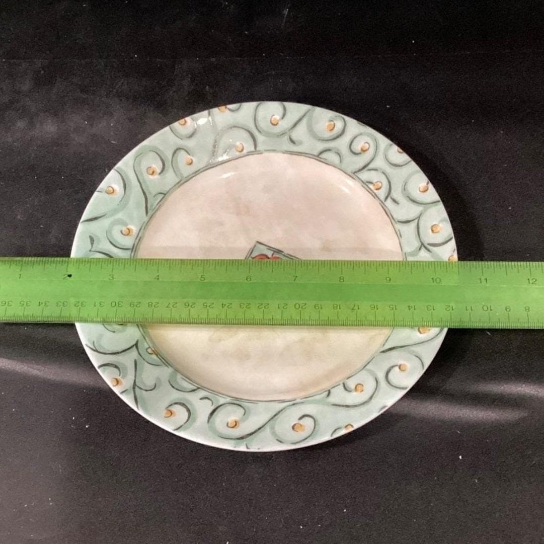 Corelle Corning Watercolors Salad Plates, Set of 2, Pastel Floral Dinnerware - Thumbnail 2