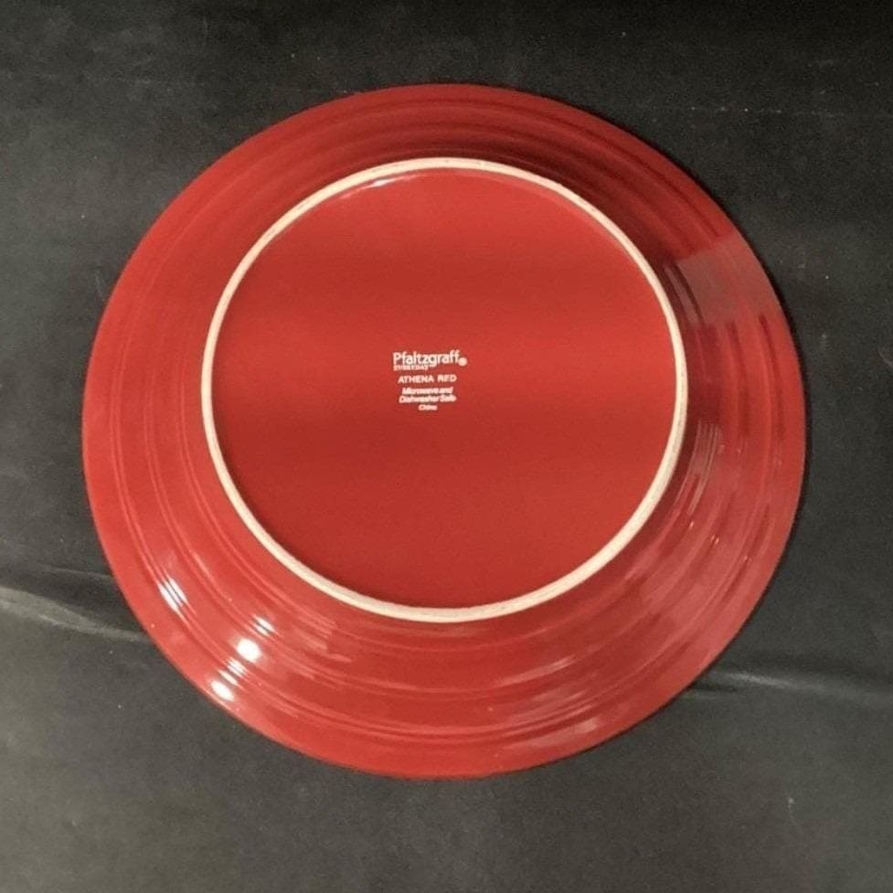 Pfaltzgraff Athena Red Dinner Plates, Set of 3, Vintage Dinnerware, Tableware - Thumbnail 5