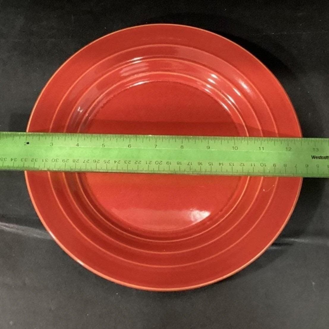 Pfaltzgraff Athena Red Dinner Plates, Set of 3, Vintage Dinnerware, Tableware - Thumbnail 2