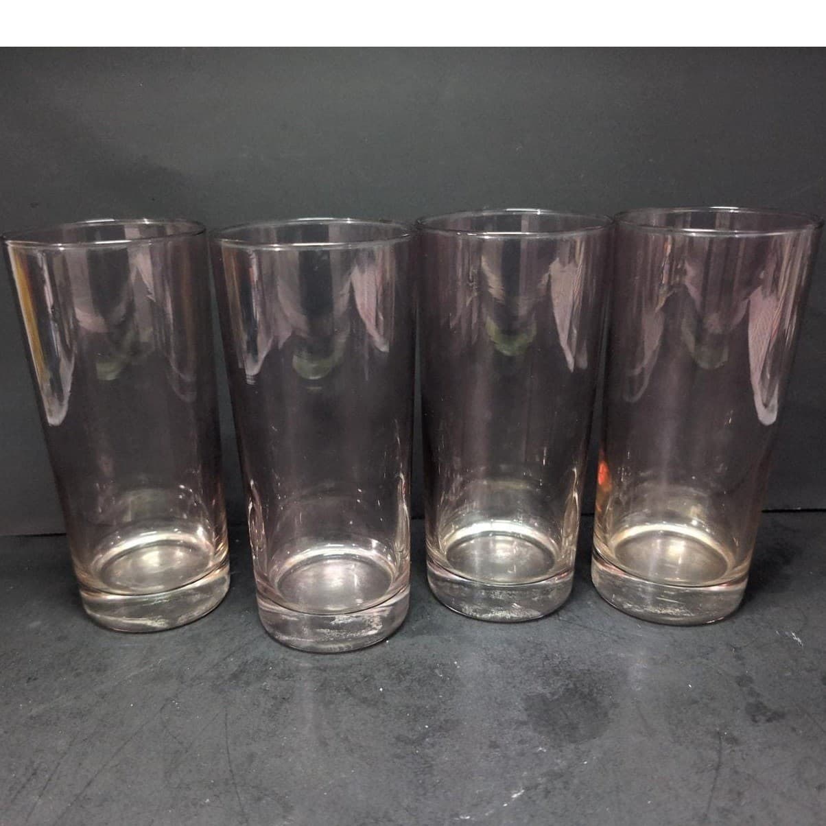 Libbey Ombre Blush Pink Tumblers, Set of 4, Vintage Glassware, Drinking Glasses - Thumbnail 2