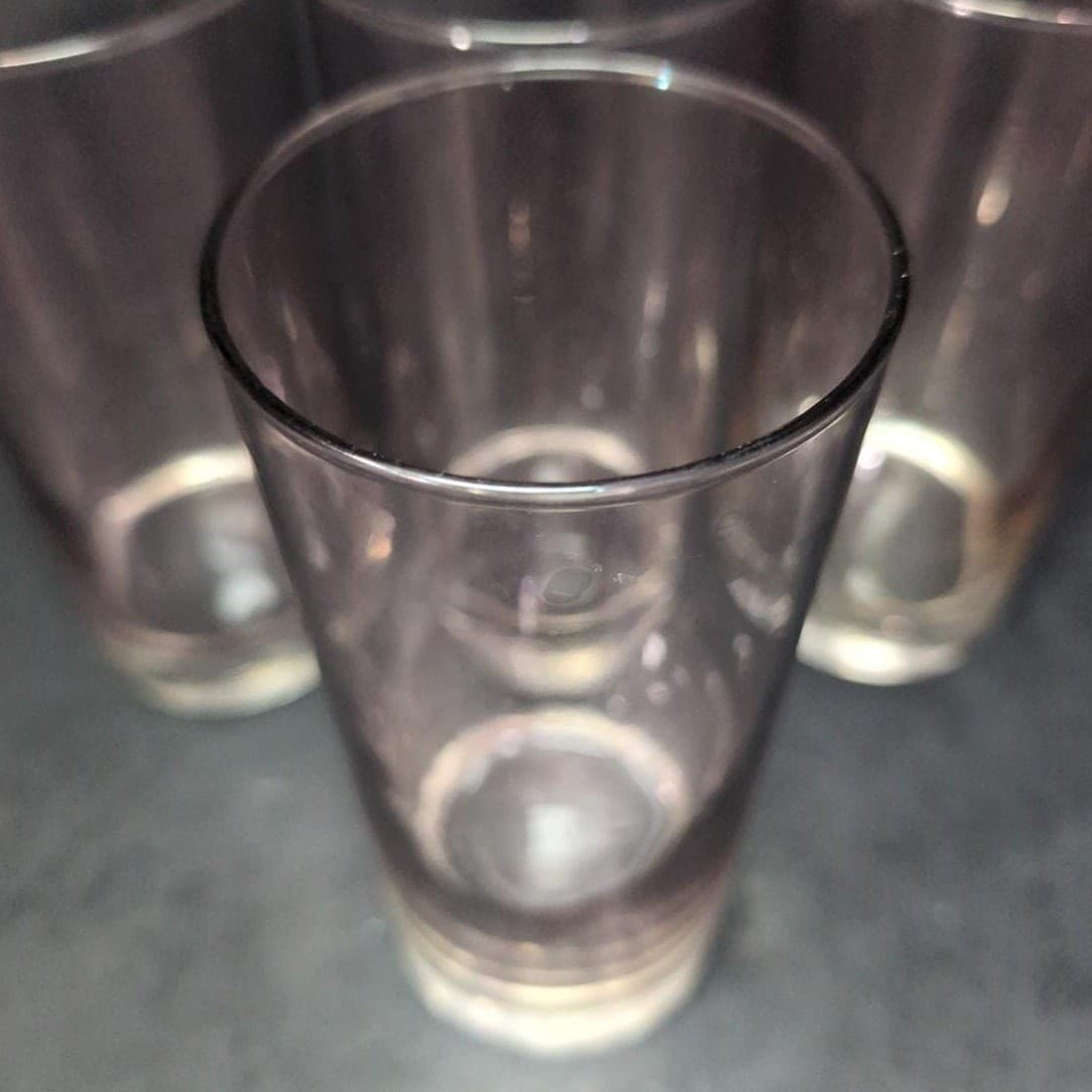 Libbey Ombre Blush Pink Tumblers, Set of 4, Vintage Glassware, Drinking Glasses - Thumbnail 6