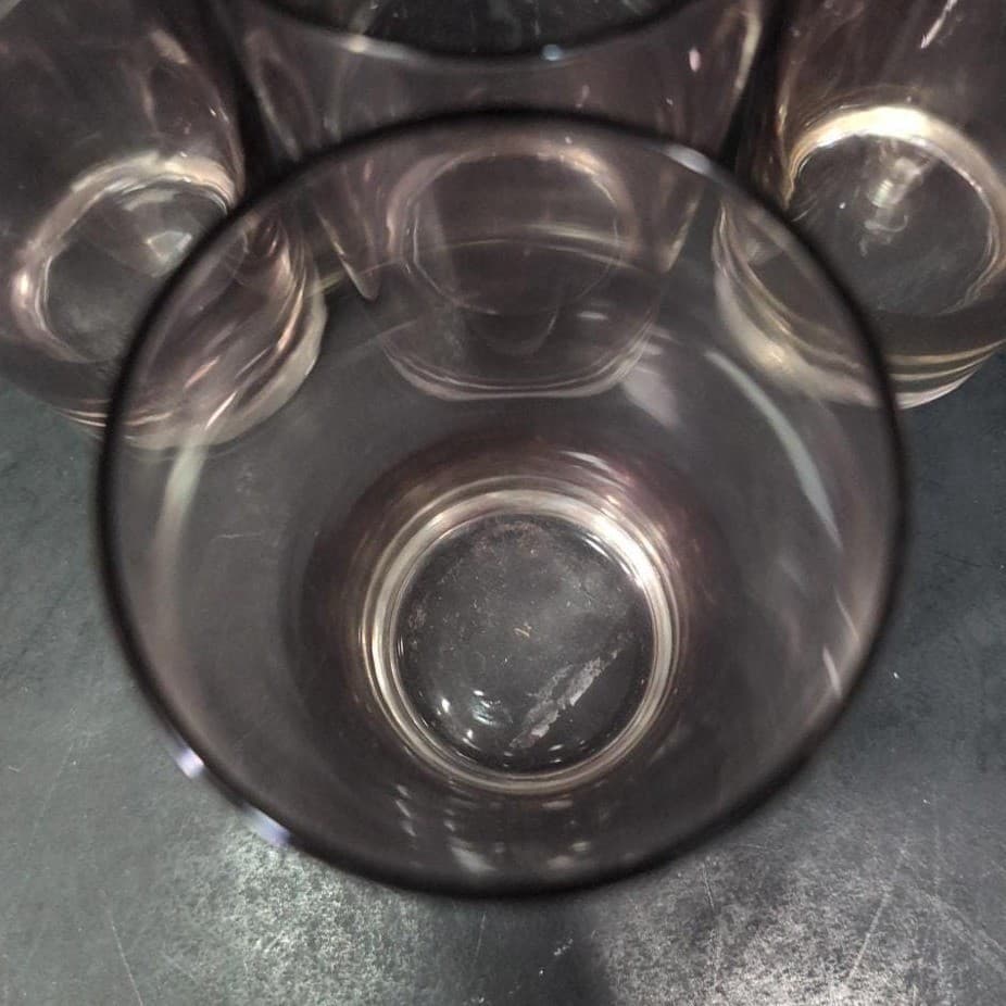 Libbey Ombre Blush Pink Tumblers, Set of 4, Vintage Glassware, Drinking Glasses - Thumbnail 7