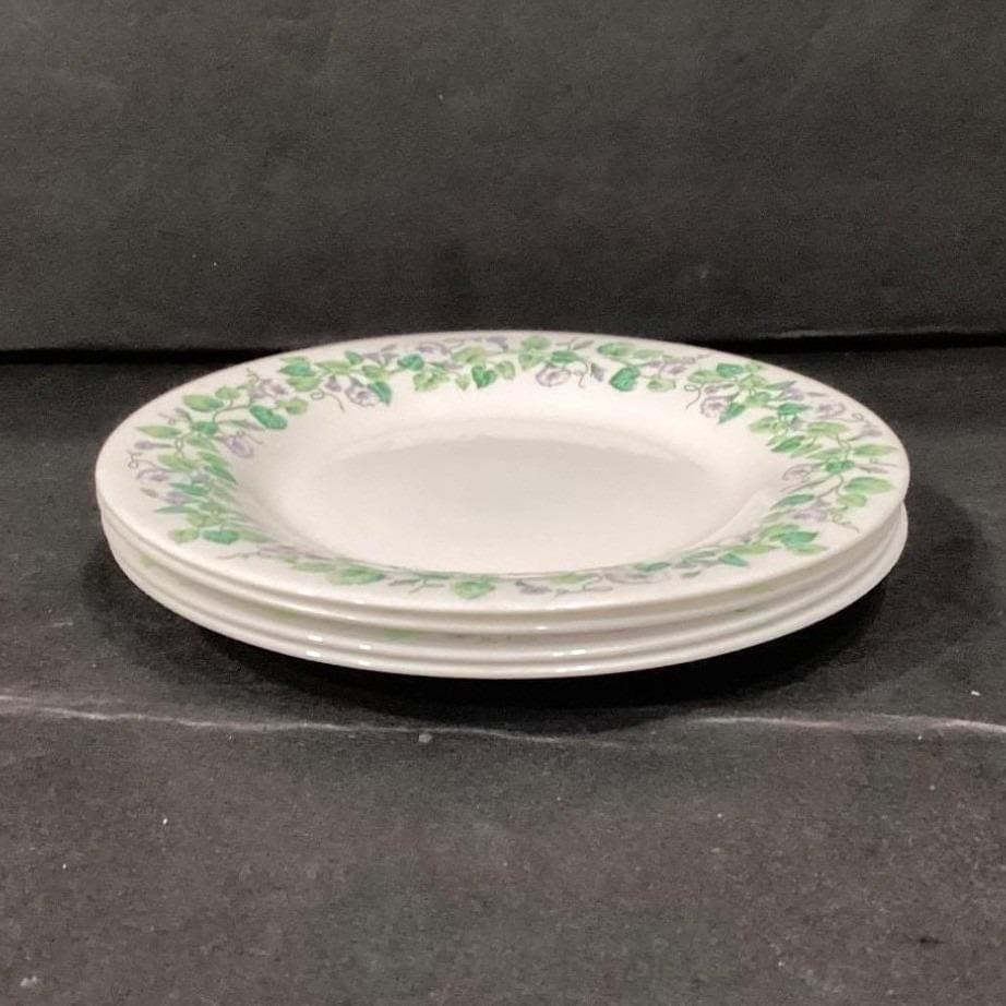 Martha Stewart Everyday "Morning Glory" Salad Plates, Set of 4, Blue Stoneware - Thumbnail 10