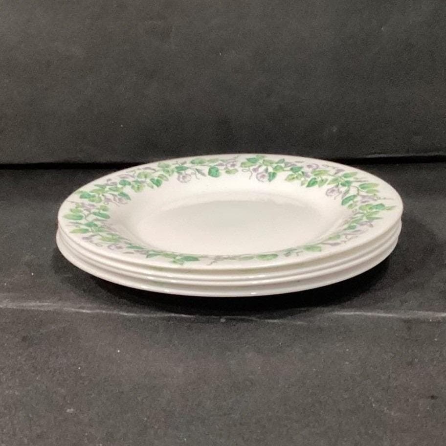Martha Stewart Everyday "Morning Glory" Salad Plates, Set of 4, Blue Stoneware - Thumbnail 8