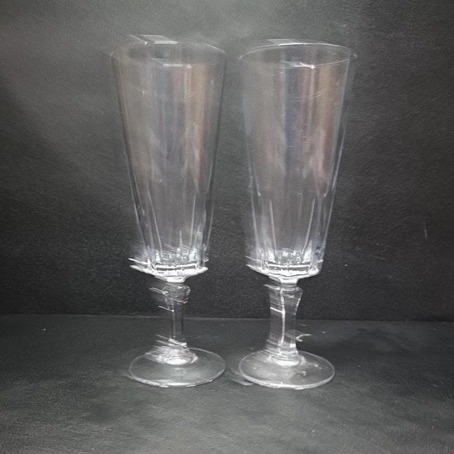 Cristal D'Arques Durand Auteuil Lilas Champagne Flutes, Set of 2 Crystal Glasses - Thumbnail 7