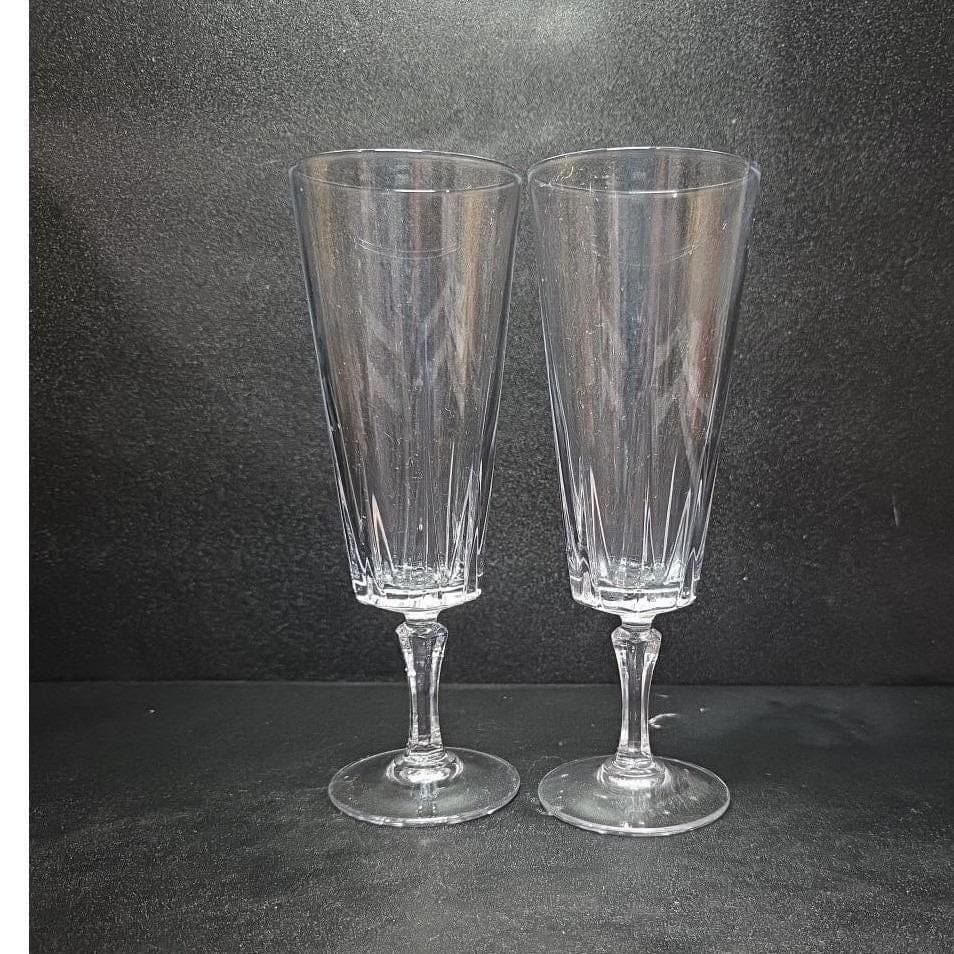 Cristal D'Arques Durand Auteuil Lilas Champagne Flutes, Set of 2 Crystal Glasses - Thumbnail 5
