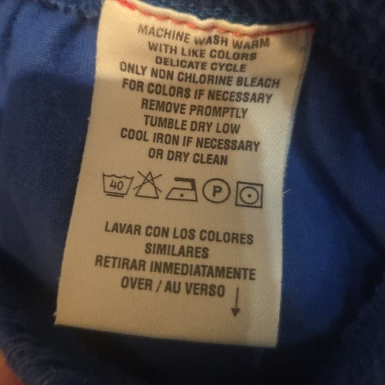 Liz & Co Royal Blue Drawstring Shorts, Woman's Small, Pocket and Elastic Waist - Thumbnail 5