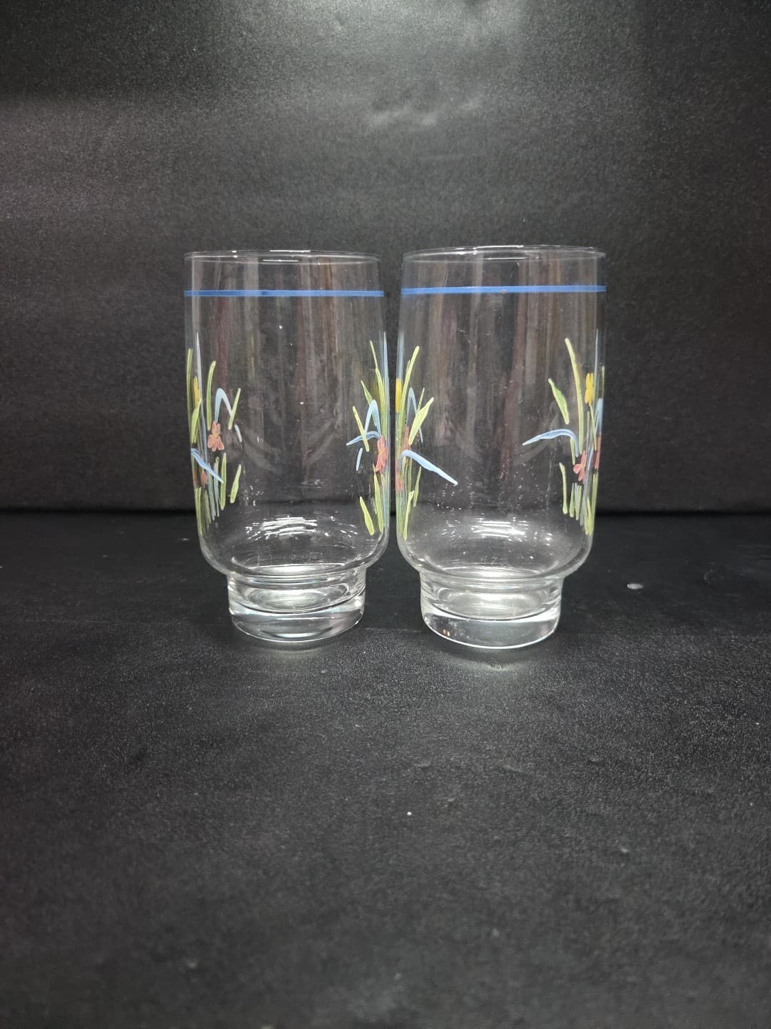 Sango Pastels Floral Short Tumblers, Easter Spring Glasses, Set of 2 Glasses - Thumbnail 2