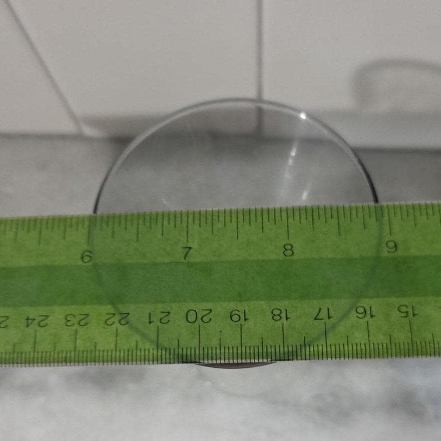 Clear Martini Glass, Classic Cone Cocktail Stem, Vtg Barware, Smoke Tinted Bowl - Thumbnail 3