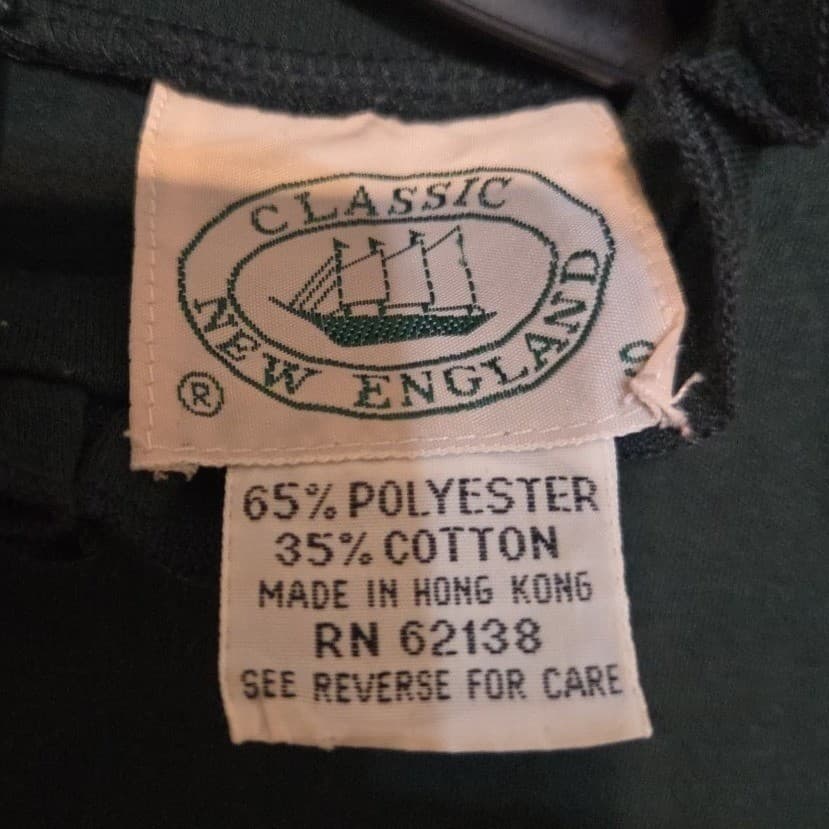 Classic New England Hunter Green Ruffle Mock Neck, Woman's Small Long Sleeve Top - Thumbnail 5
